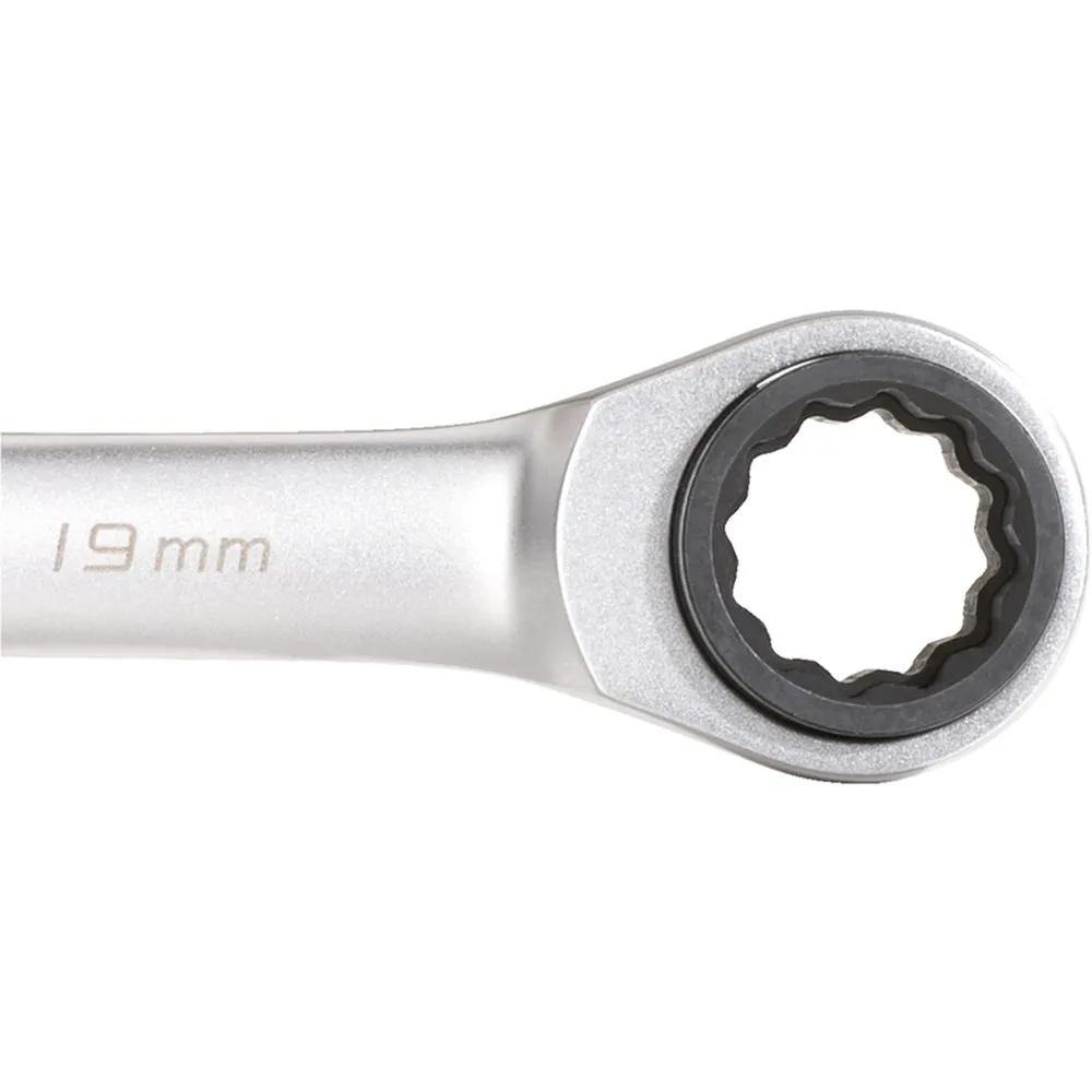 4in1 gearplus dubbele ratelringsleutel, omschakelbaar, 16x19