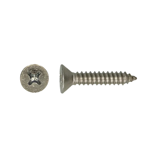 A2 zelftappers 6.3 x  50 mm Platkop PH  Din 7982  verpakking 200 stuks