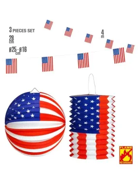 Amerikaanse party decoratie set