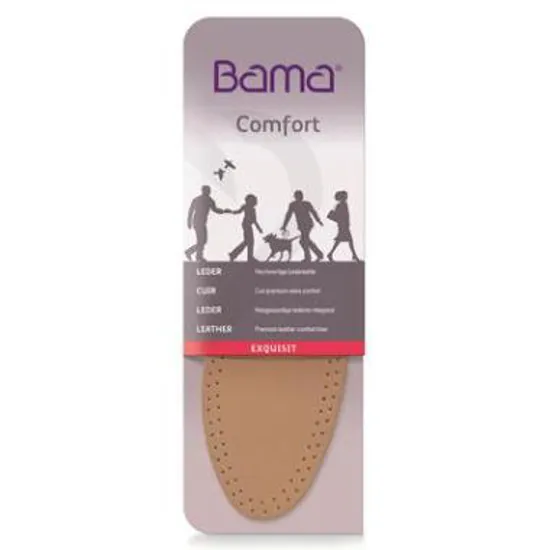 BAMA INLEGZOOL EXQUISIT LEDER BRUIN MAAT 45 OP=OP