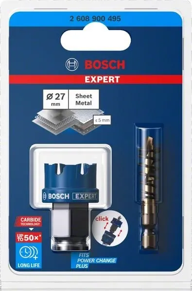 BOSCH EXPERT perforator Plaatwerk 27mm 2608900495