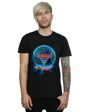 Disney Men's Cars Globe Movie Poster T-Shirt