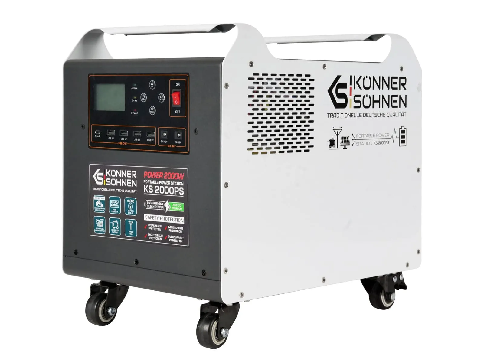 DRAAGBARE ZONNEENERGIECENTRALE KS 2000PS