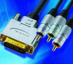 HC210300  DVI KABEL MALE3XCINCH   3.00M              OP=OP