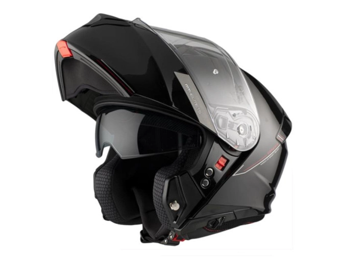 HELM MT GENESIS SV SYSTEEM GLANS ZWART (S  XXL)