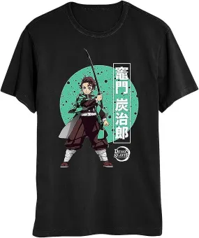 Heren Anime T-Shirt Kimetsu no Yaiba Shirt - Tanjiro Kamado Tee