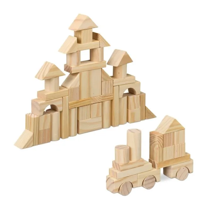 Houten blokken 100 stuks