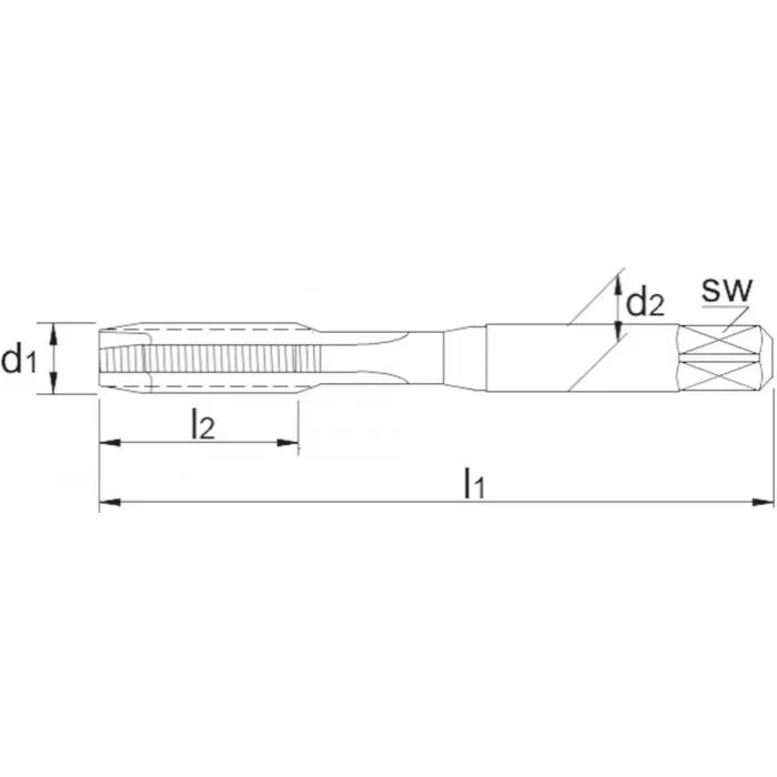 HSS Machinetap ISO 529 Metrisch Fijn