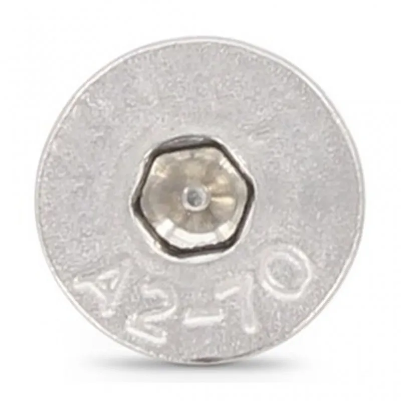 INBUSBOUT DIN7991 VK M10X50MM RVS A2  50 STUKS