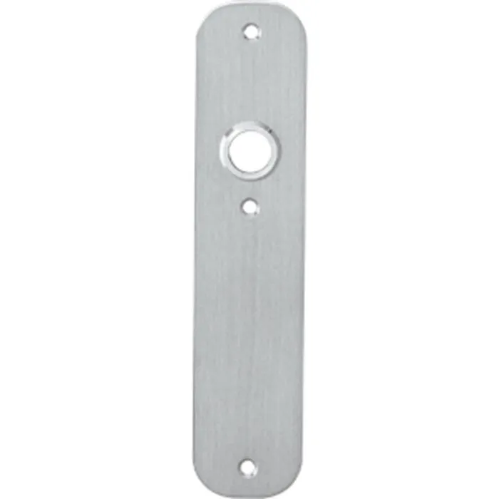 INTERSTEEL Schild plat 190x42x2mm profielcilindergat 55mm RVS