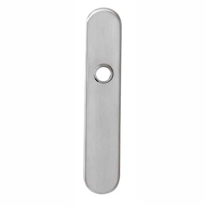 INTERSTEEL Schild verdekt 220x42mm WC63/8mm RVS