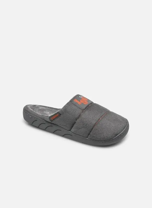     ISOTONER MULES  SUEDINE  SEMELLE ERGONOMIQUE  GRIJS   