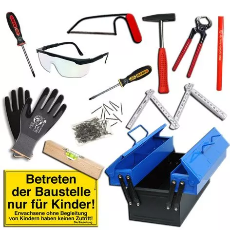 kids at work gereedschapskist met inhoud 