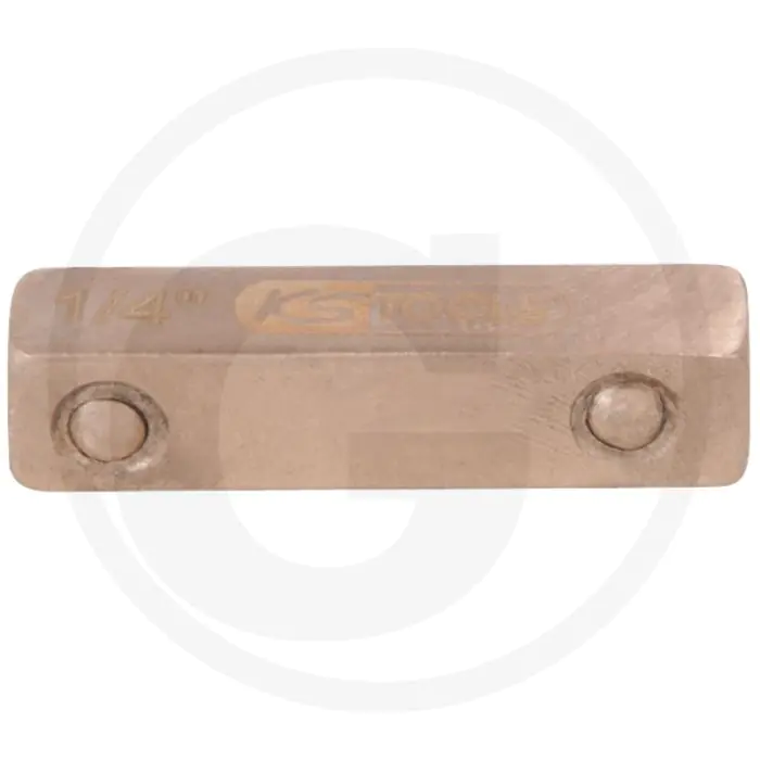 KS TOOLS KS TOOLS BERYLLIUM VERBINDUNGSVIERKANT 1/4"  VONKVRIJE, EXPLOSIONSBESTENDIGE DOPSLEUTEL (6.5X6.5X25MM)