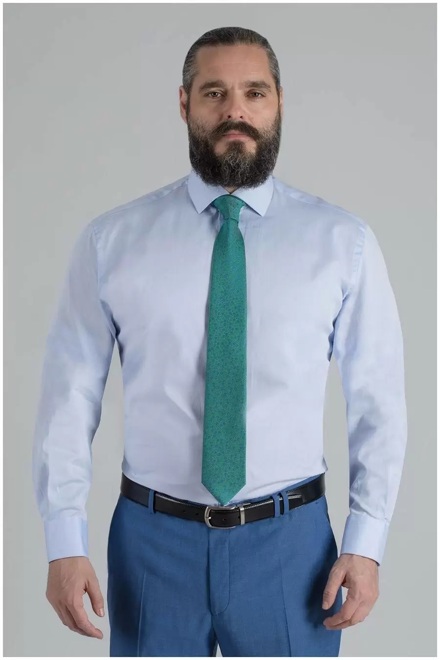 Lengte maten dress shirt van Plusman