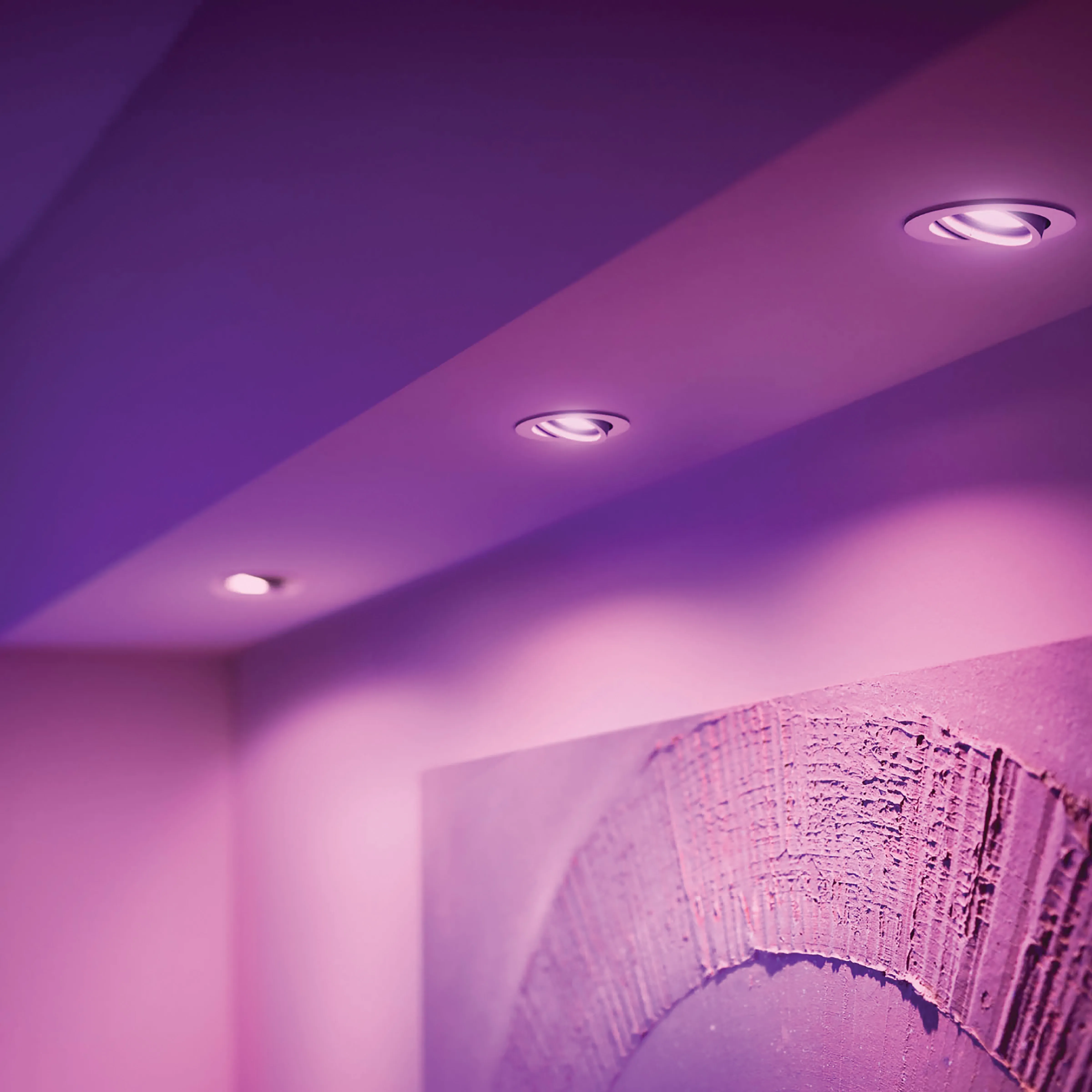 Philips Hue inbouwspot Centura aluminium