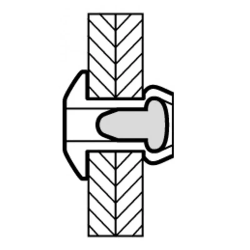 Popnagel Rvs/Rvs 1051 3,2X8Mm 500