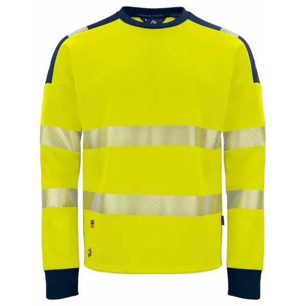 ProJob 6108 SIGNALISATIESWEATER RONDE HALS EN ISO 20471 KLASSE 3