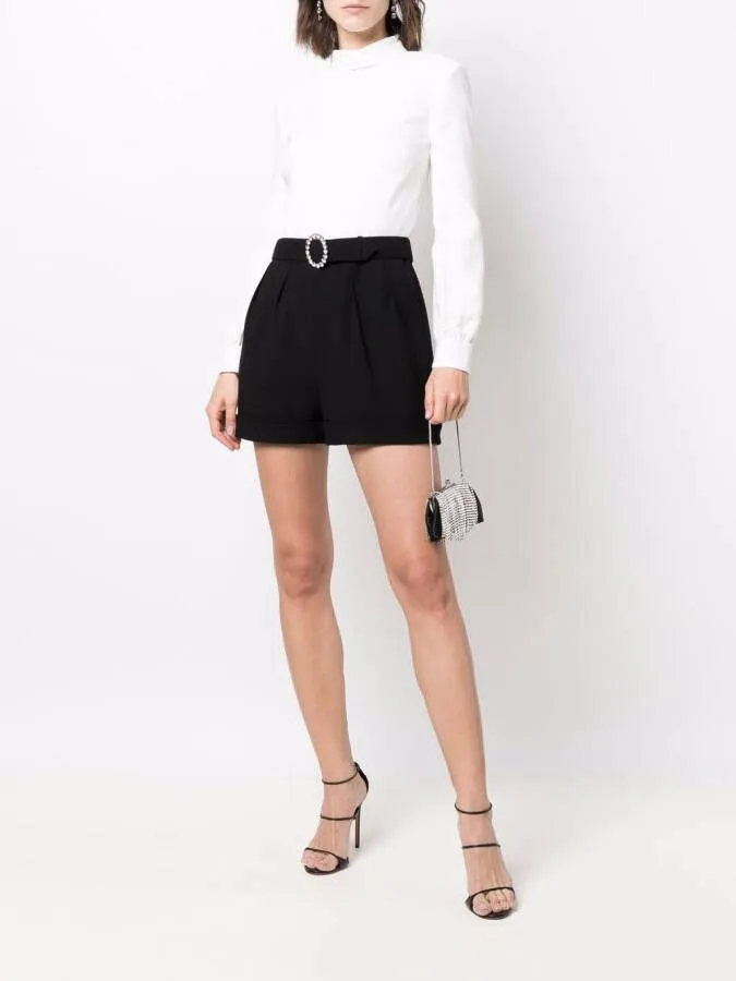 Saint Laurent Playsuit met open rug Wit