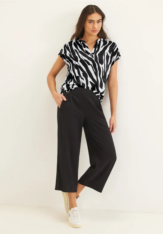 Street One LTD QR shirtblouse w splitne