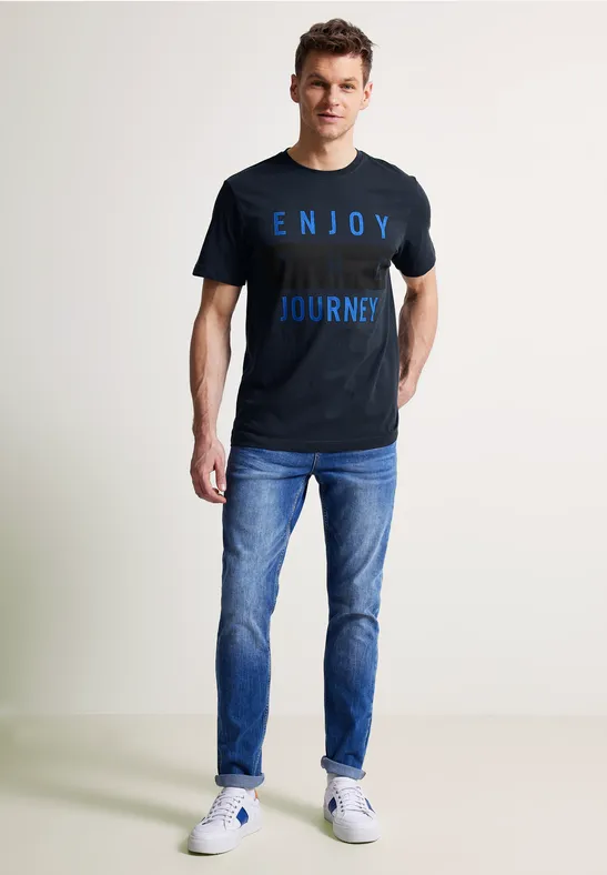STREET ONE MEN TSHIRT MET FOTOPRINT