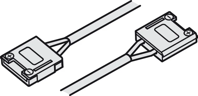 Verbindingskabel, voor Häfele Loox ledstrip 24 V 12 mm