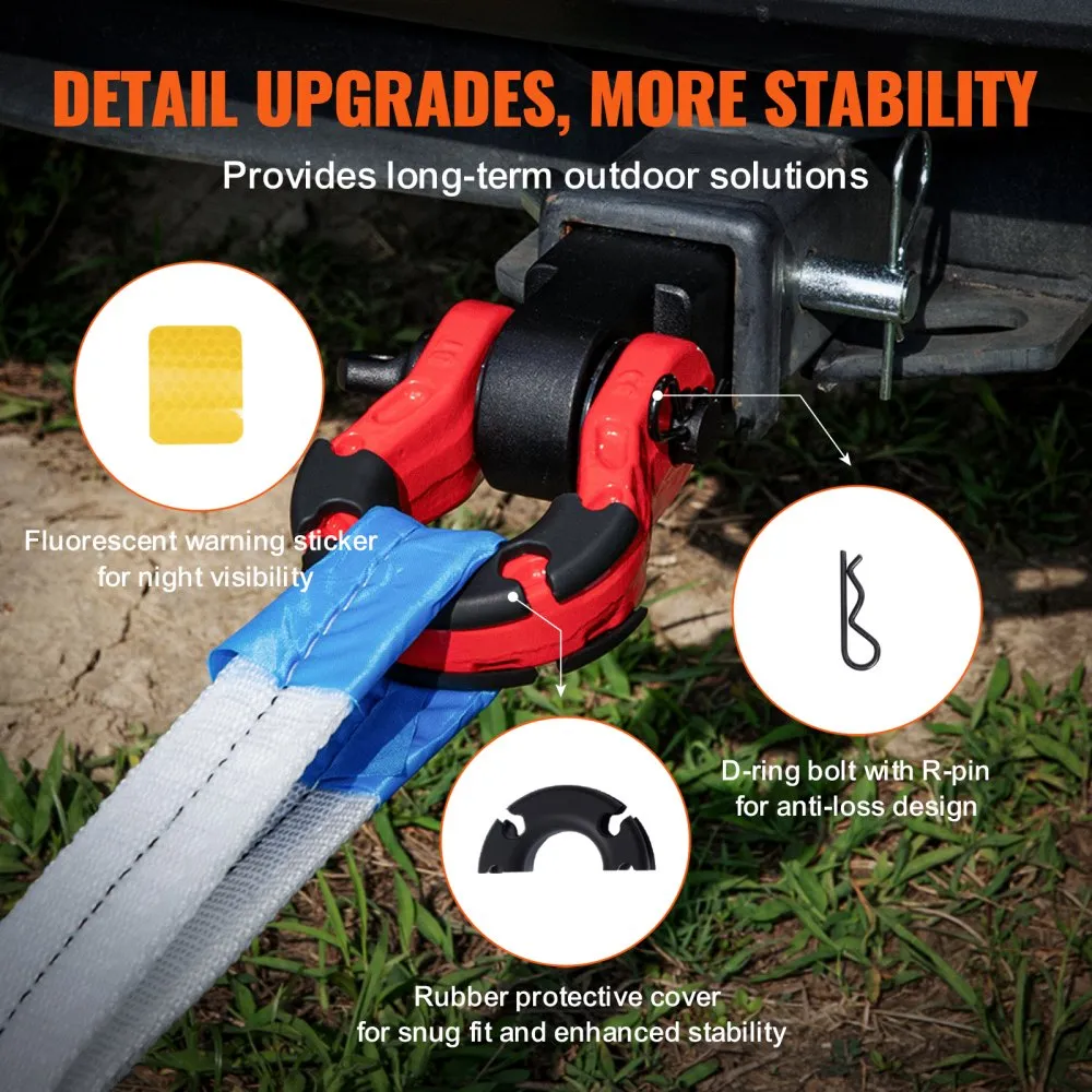 VEVOR 2 INCH TREKHAAK DRING BERGINGSWAGENS JEEPS 65.900 LBS
