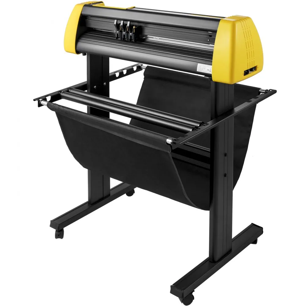 VEVOR 87 cm vinylsnijder/plotter tekensnijmachine Software 3 messen LCD