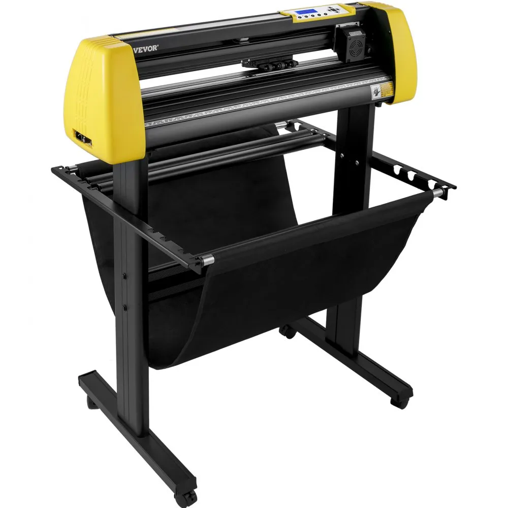 VEVOR 87 cm vinylsnijder/plotter tekensnijmachine Software 3 messen LCD