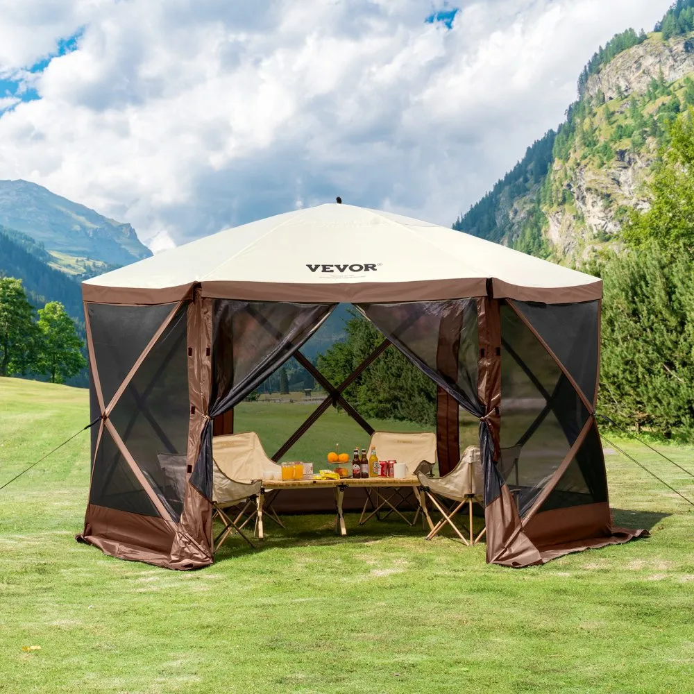 VEVOR PAVILJOEN TUINTENT OPVOUWBAAR PAVILJOEN FEESTTENT POPUP TENT 3,51X3,51X2,28M