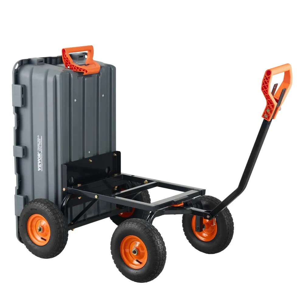 VEVOR transportwagen tuinwagen kruiwagen steekwagen kantelfunctie 544kg