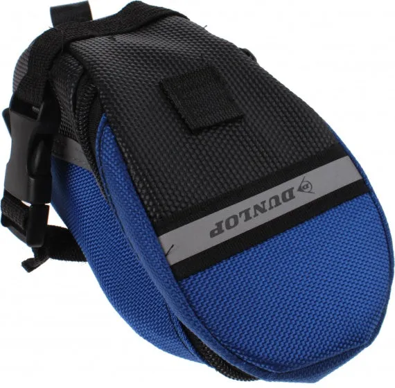 zadeltas 0,5 liter blauw/zwart